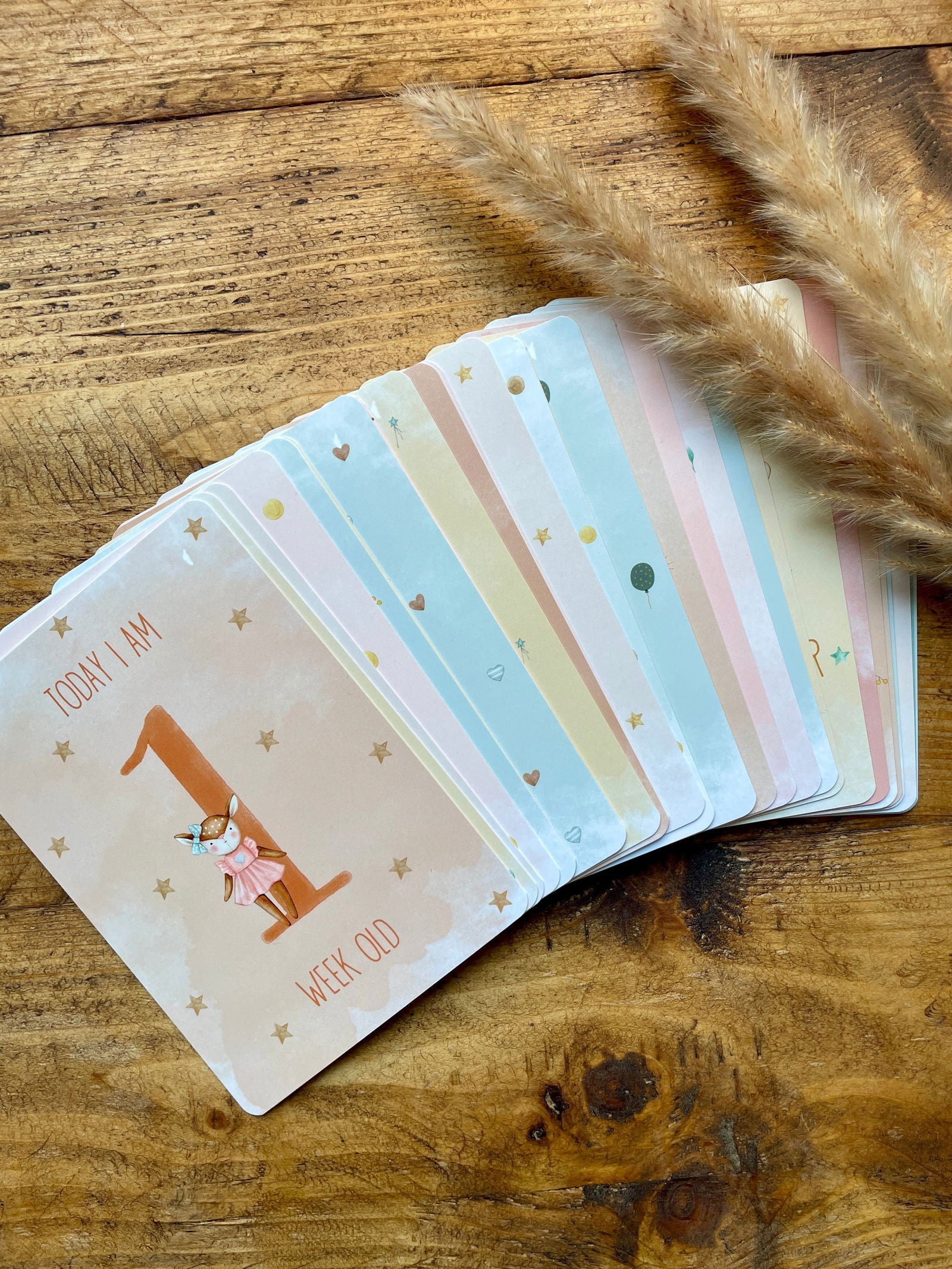 Baby Milestone Cards | 30 Cards