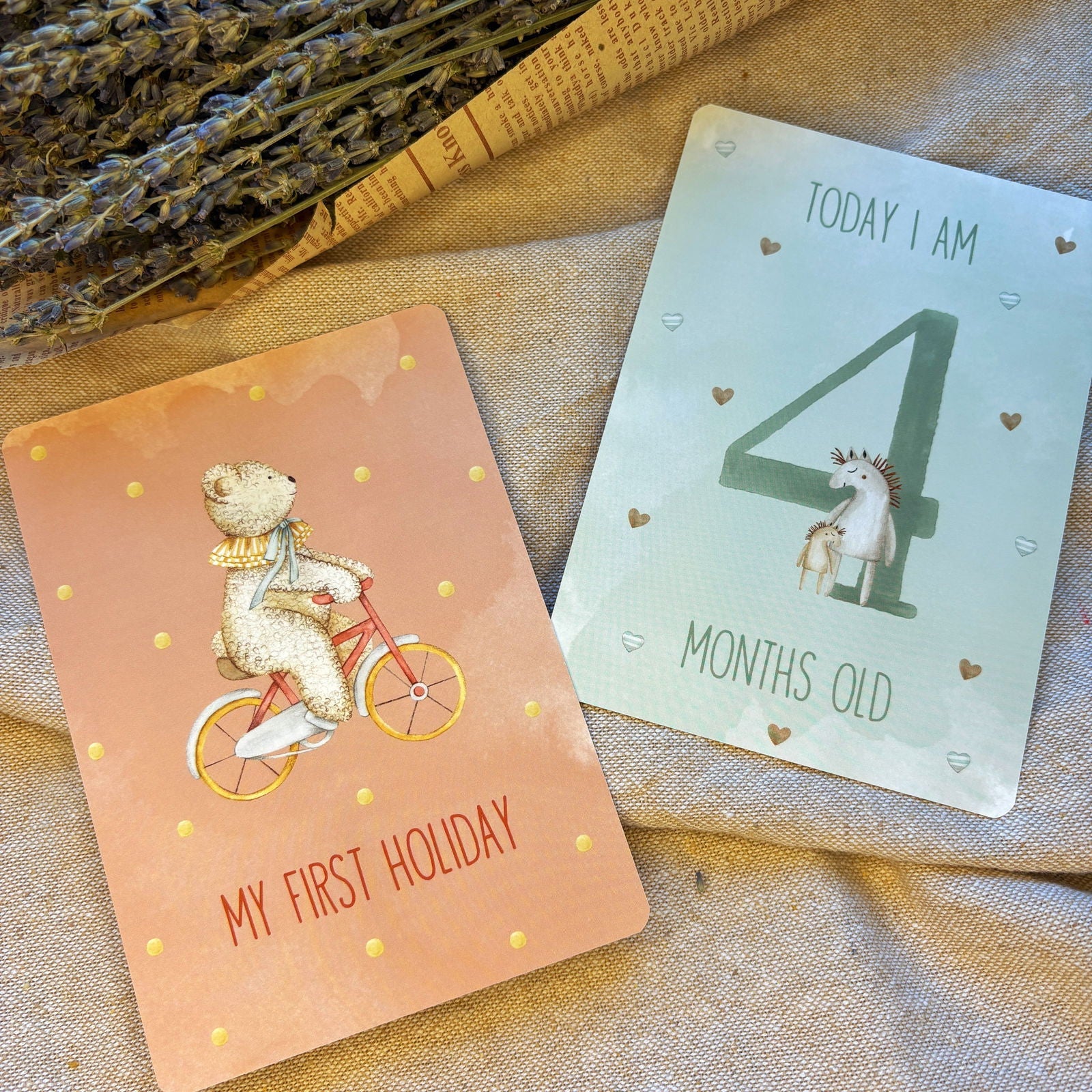 Baby Milestone Cards | 30 Cards