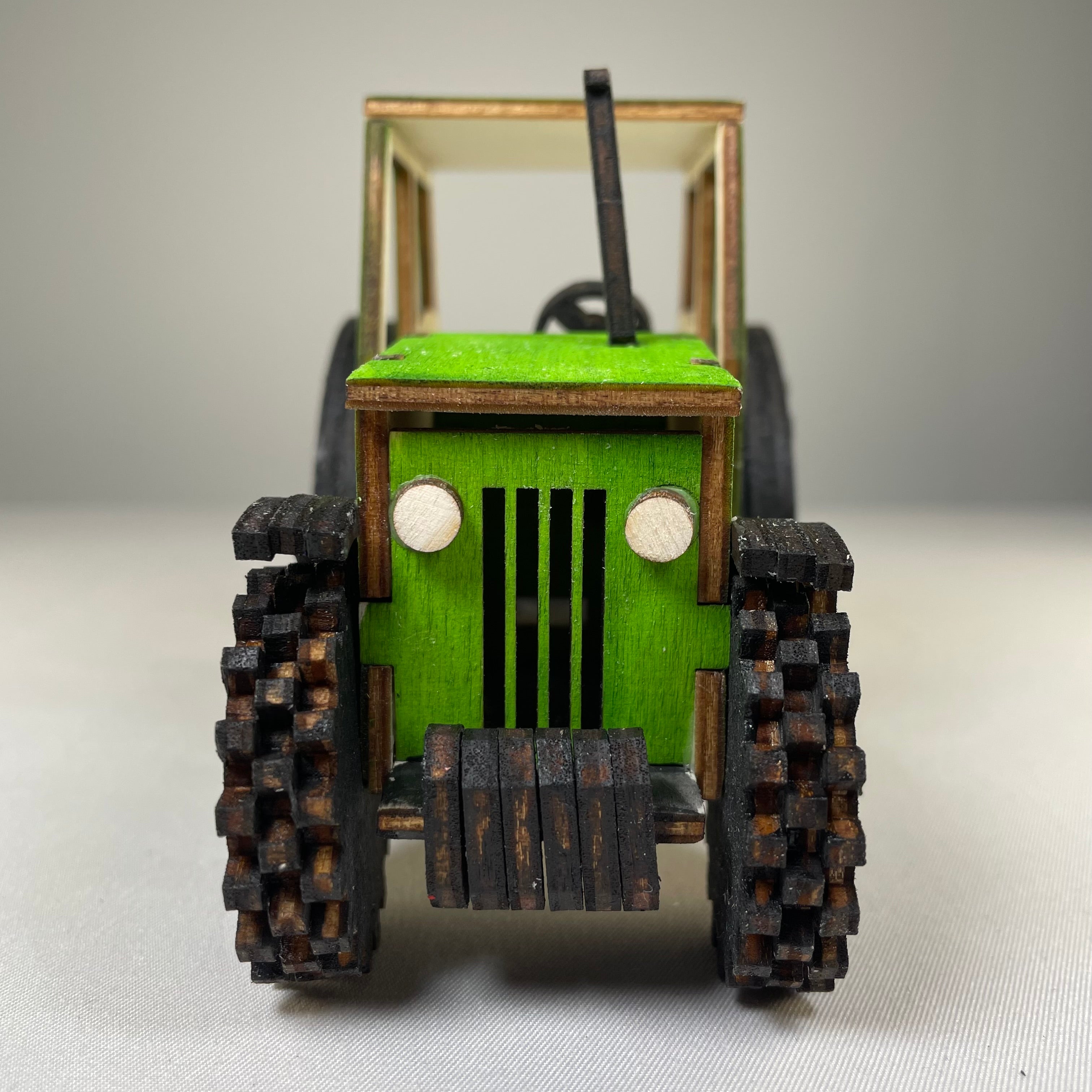 Tractor Puzzle - Pre-Built Model by Curious Rabbit ®