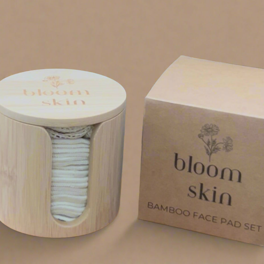 Coffret de cotons démaquillants en bambou Bloom Skin