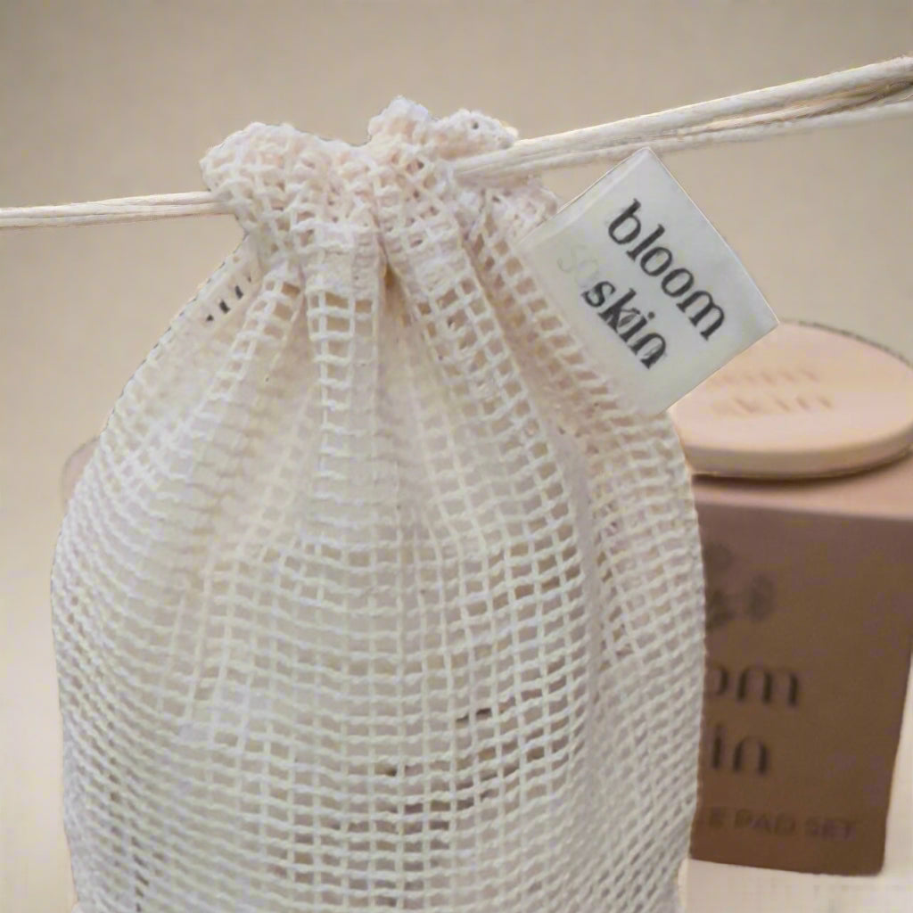 Coffret de cotons démaquillants en bambou Bloom Skin