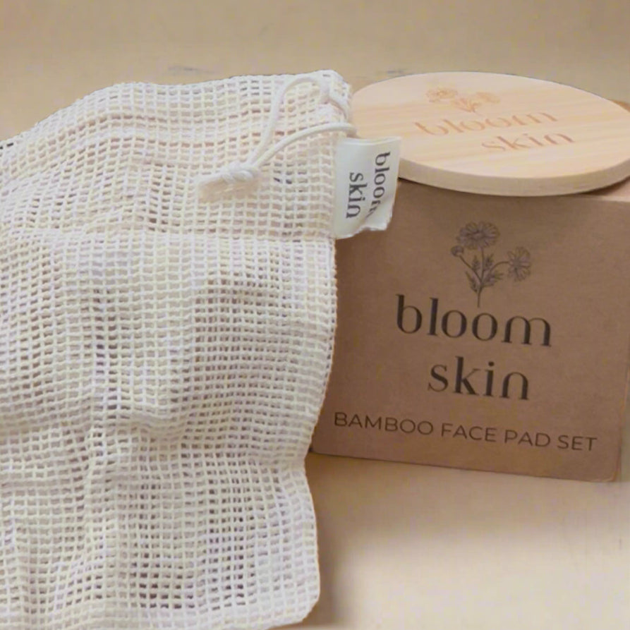 Coffret de cotons démaquillants en bambou Bloom Skin