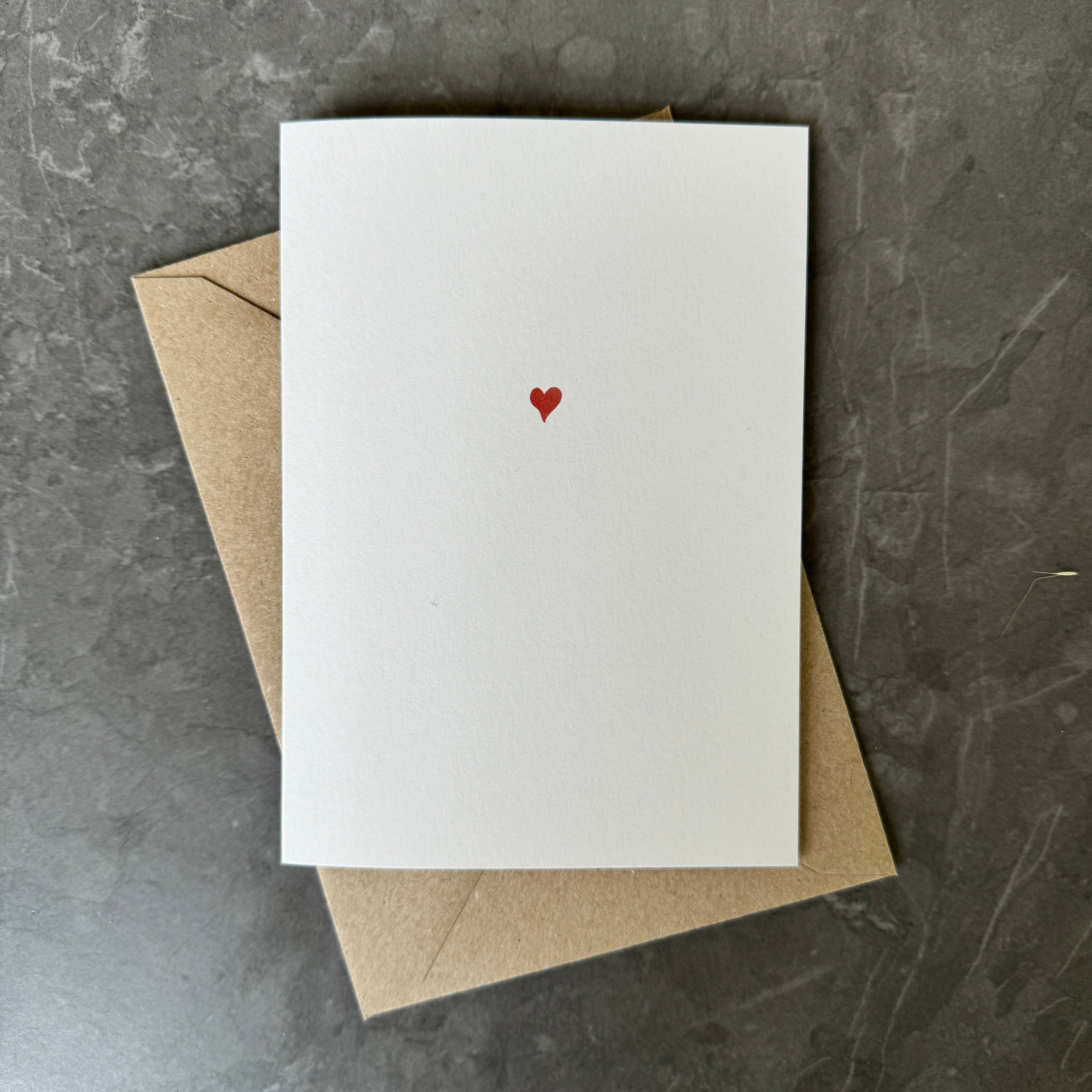 Tiny Love Heart Greeting Card