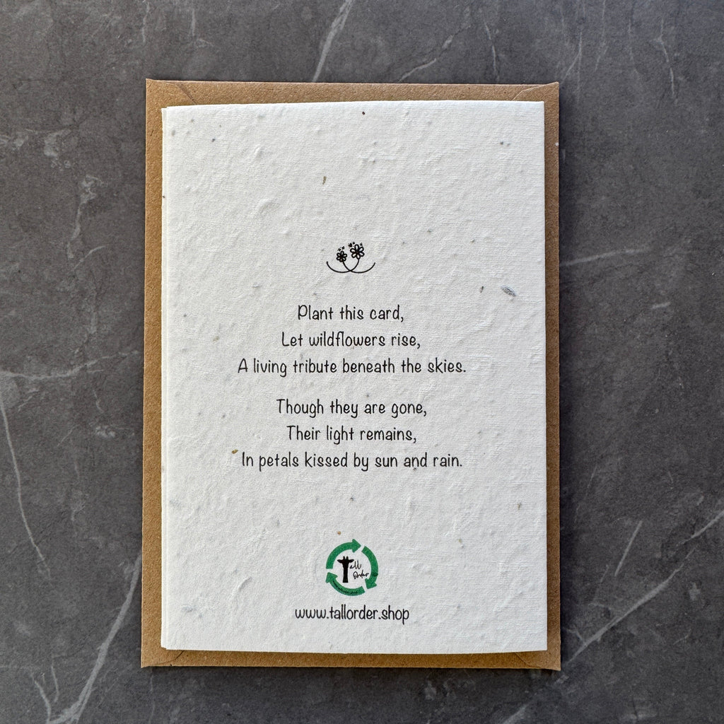 Plantable Sympathy Card