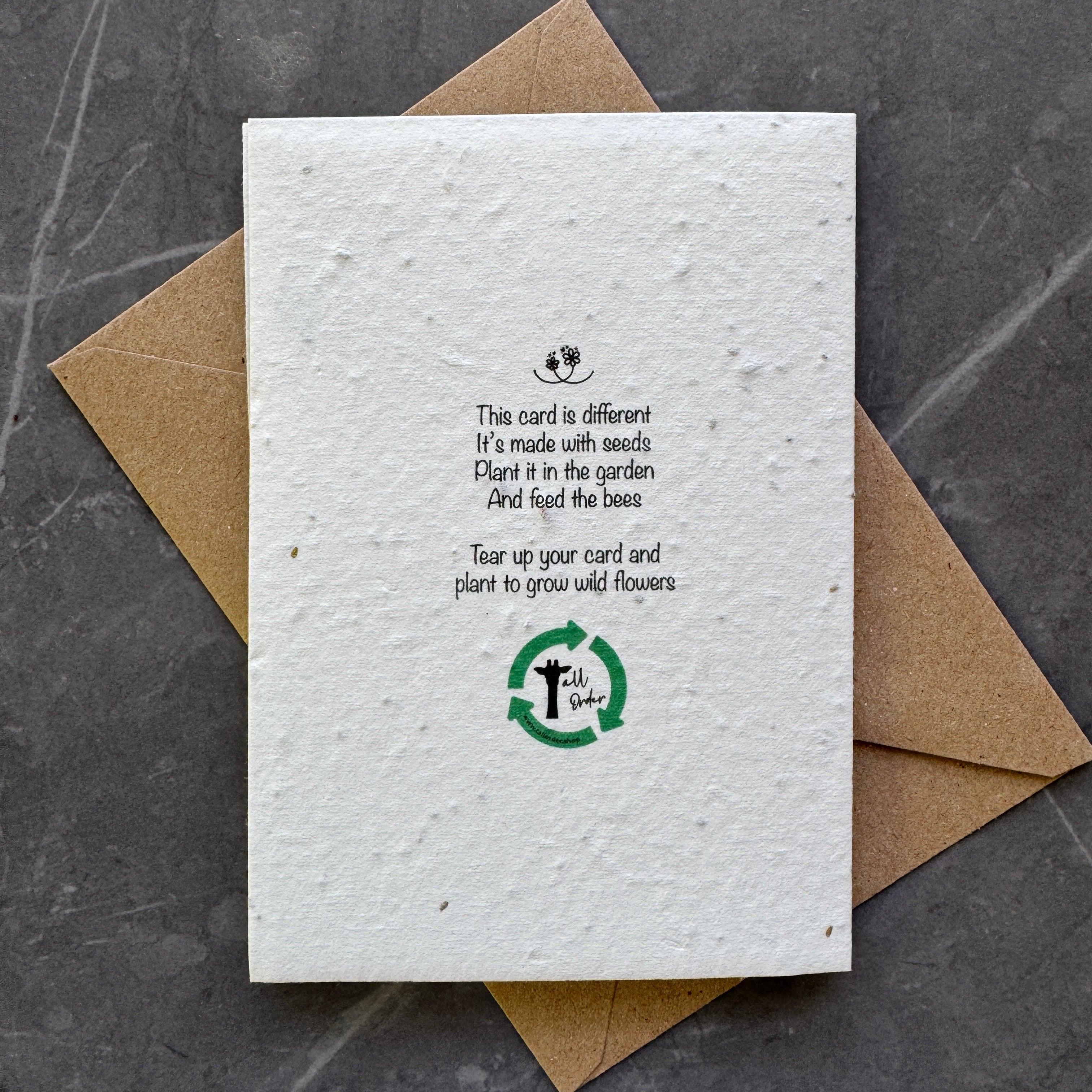 Plantable Father's Day Card