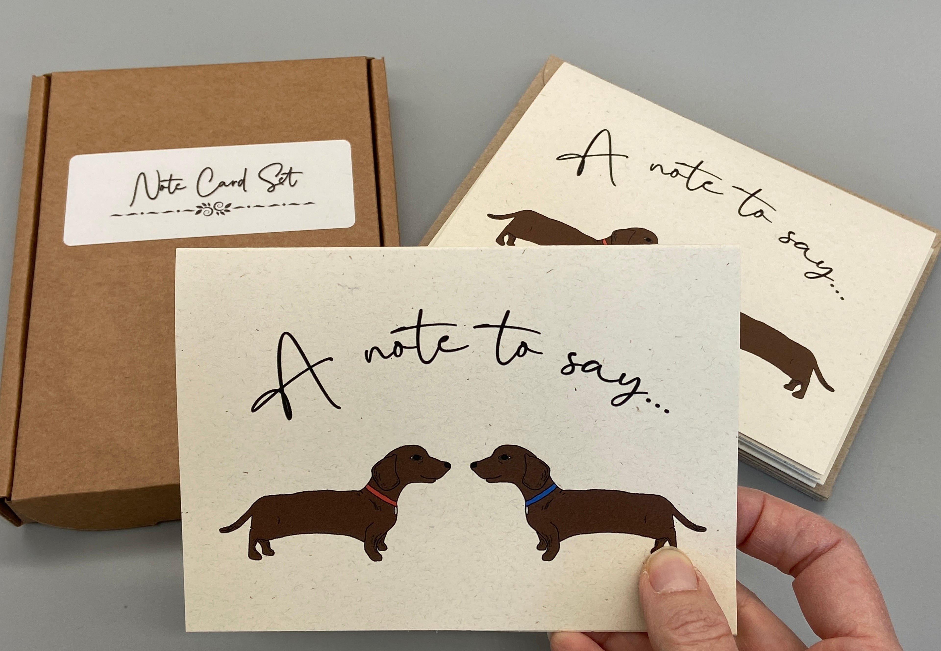 Dachshund Dog Note Cards