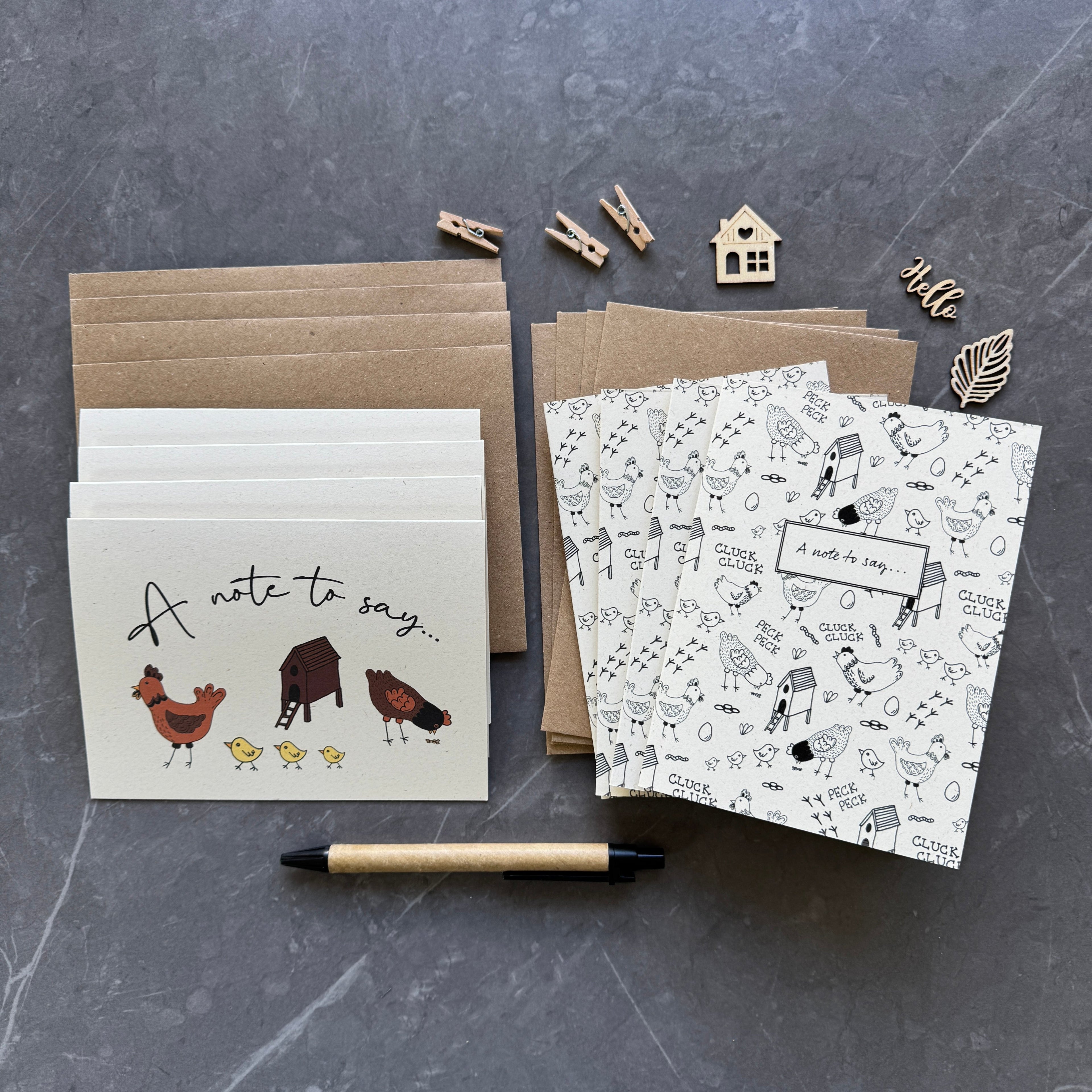 Chicken Notecards