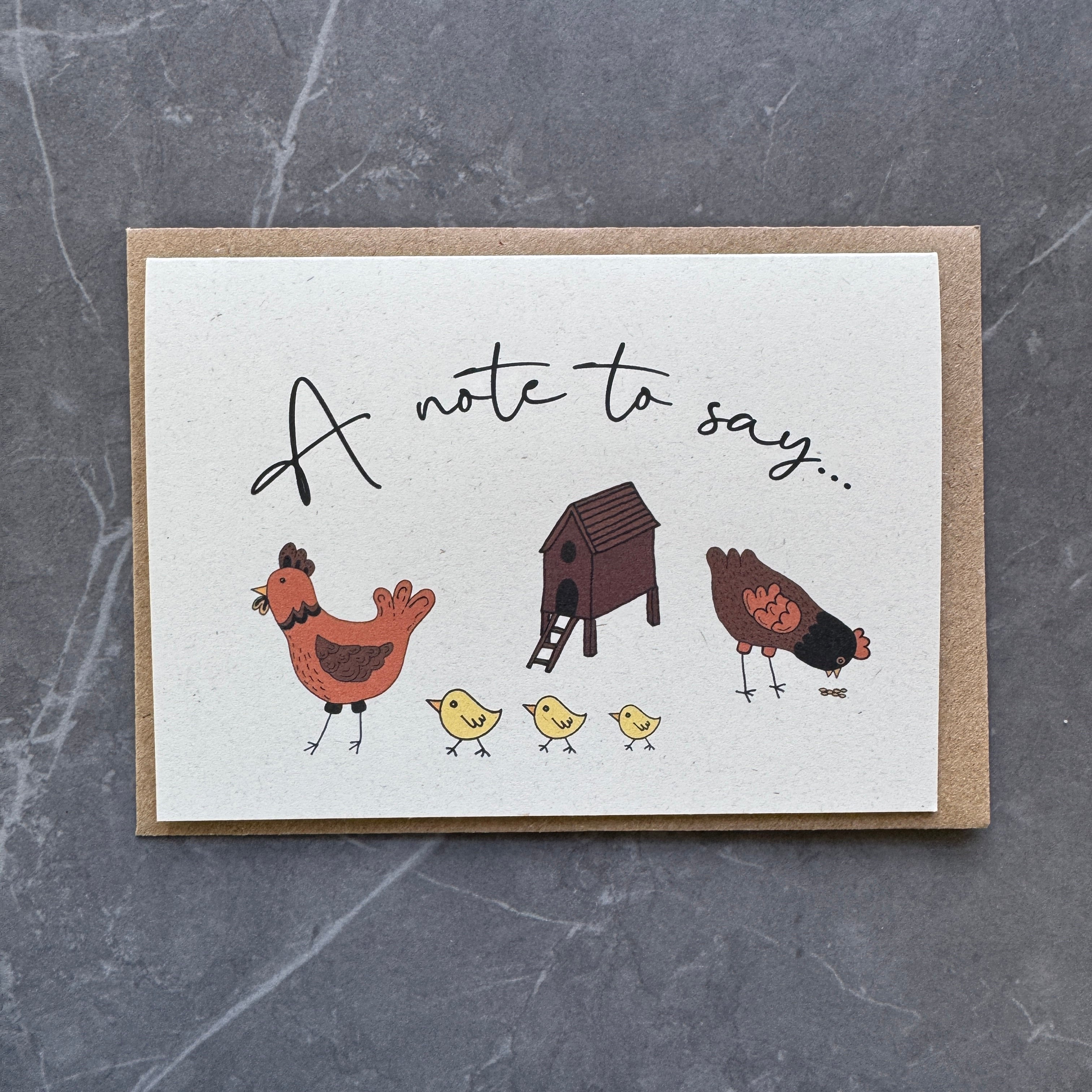 Chicken Notecards