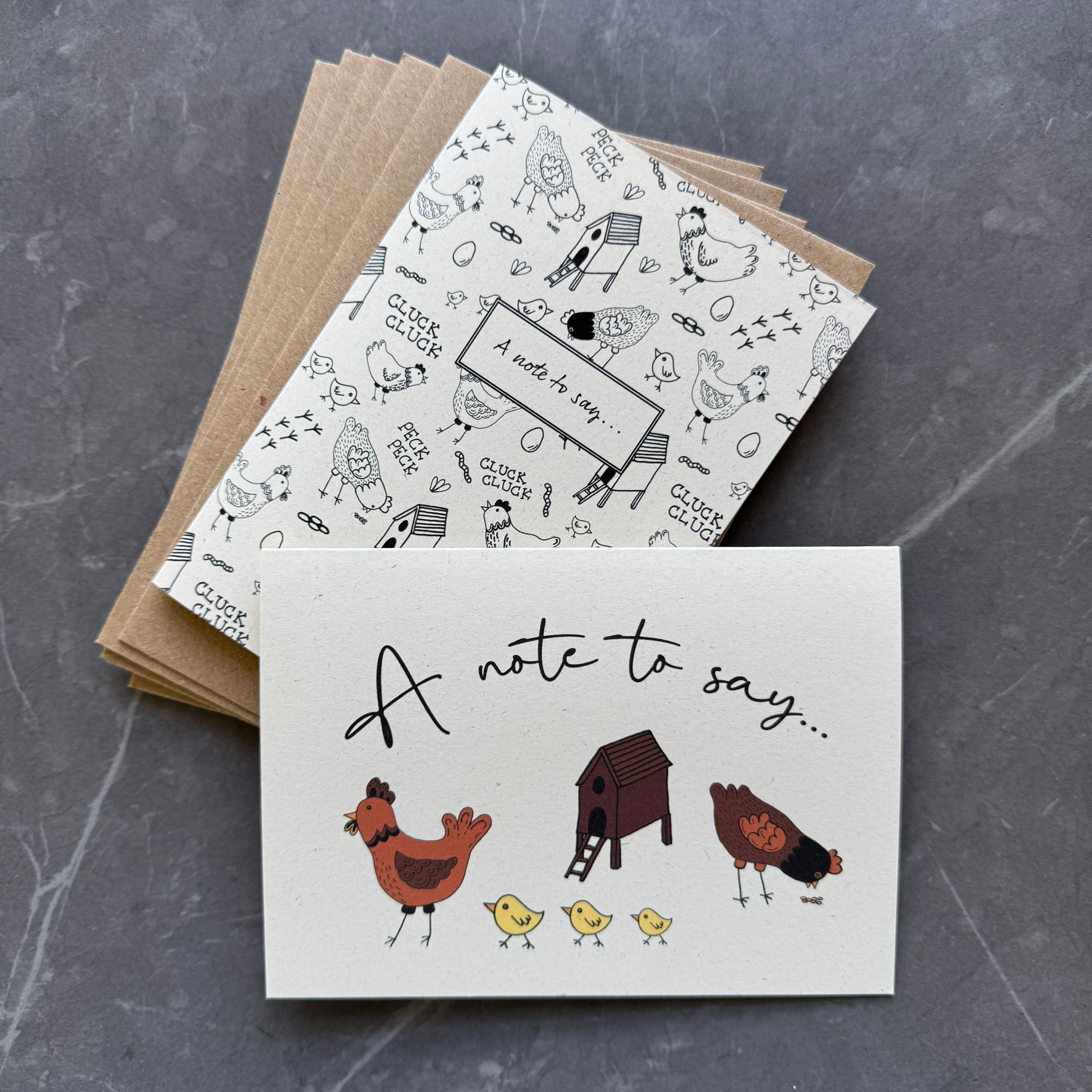 Chicken Notecards