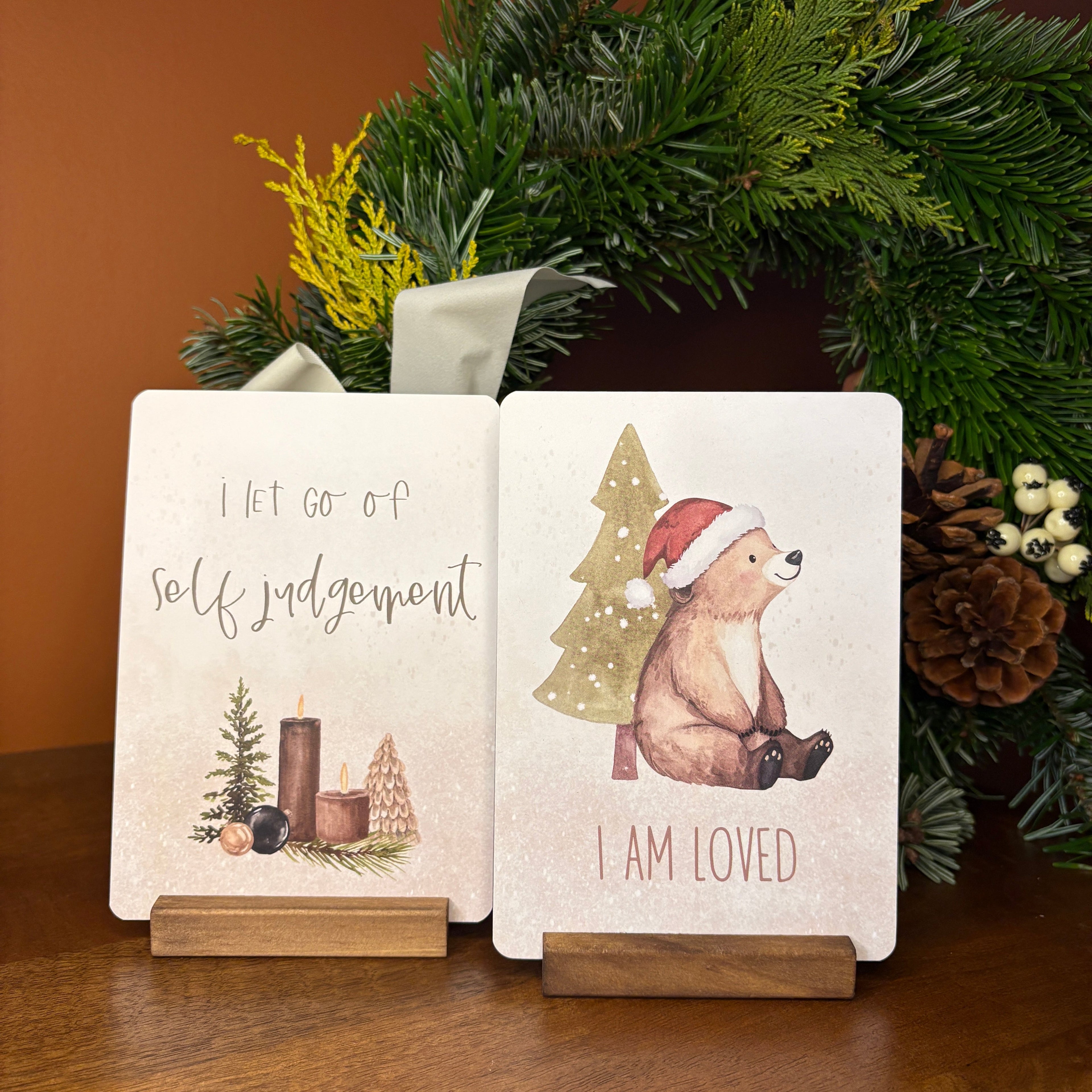 Festive Affirmation Cards | 25 Cards | Adults & Children