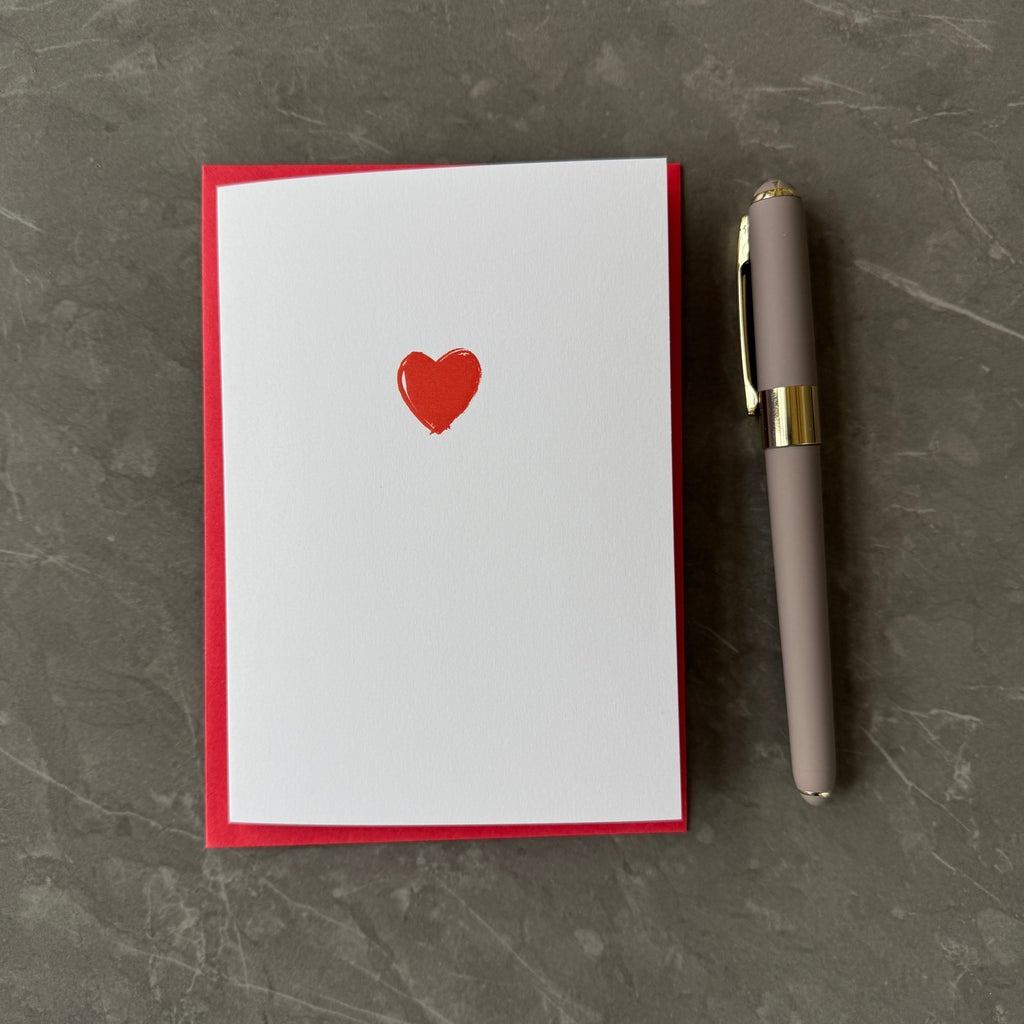 Multicolour Love Heart Cards