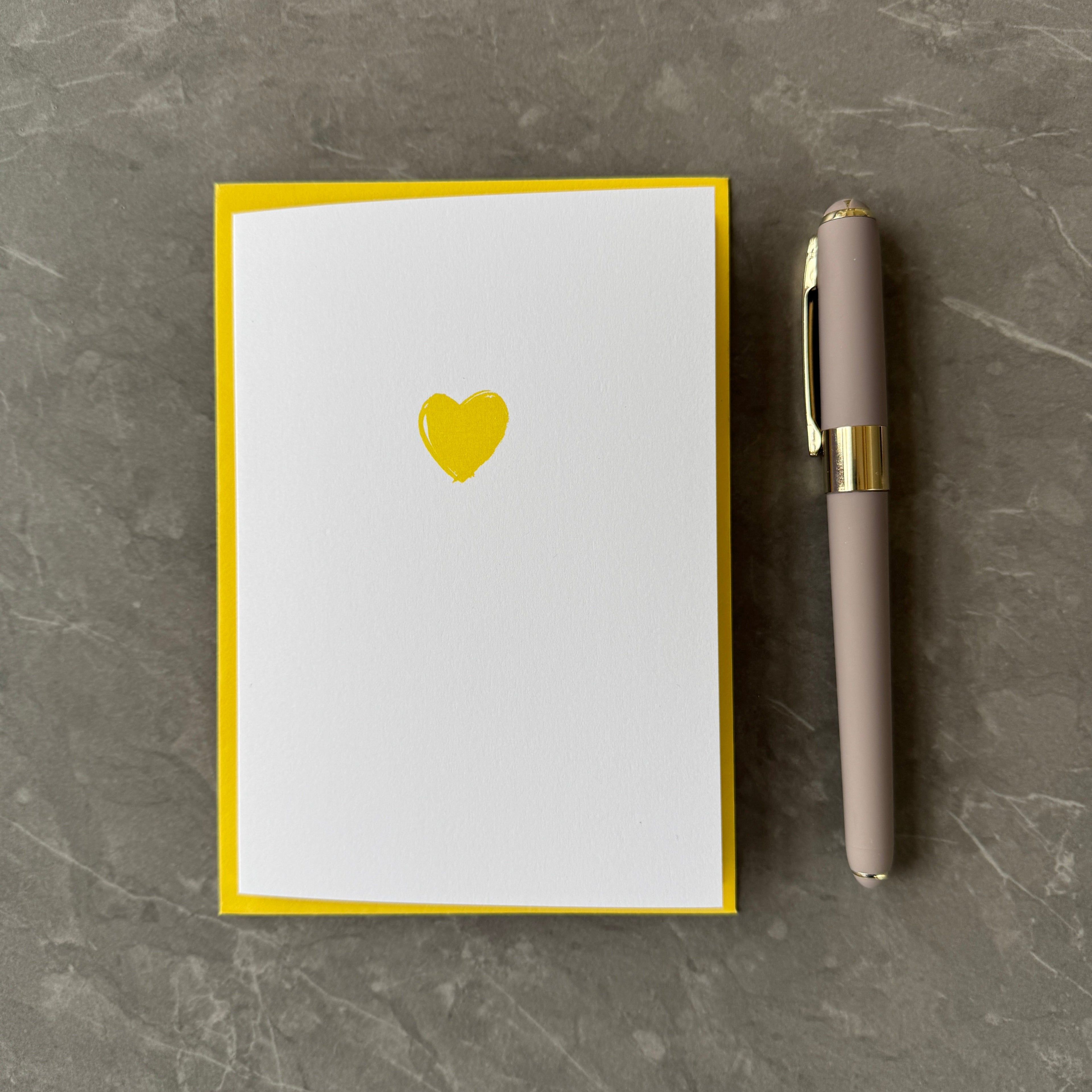 Multicolour Love Heart Cards