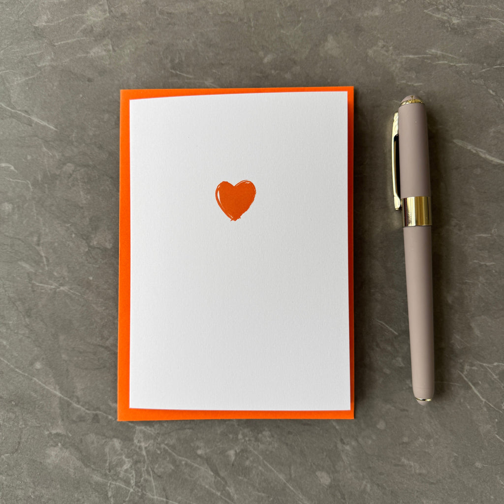Multicolour Love Heart Cards