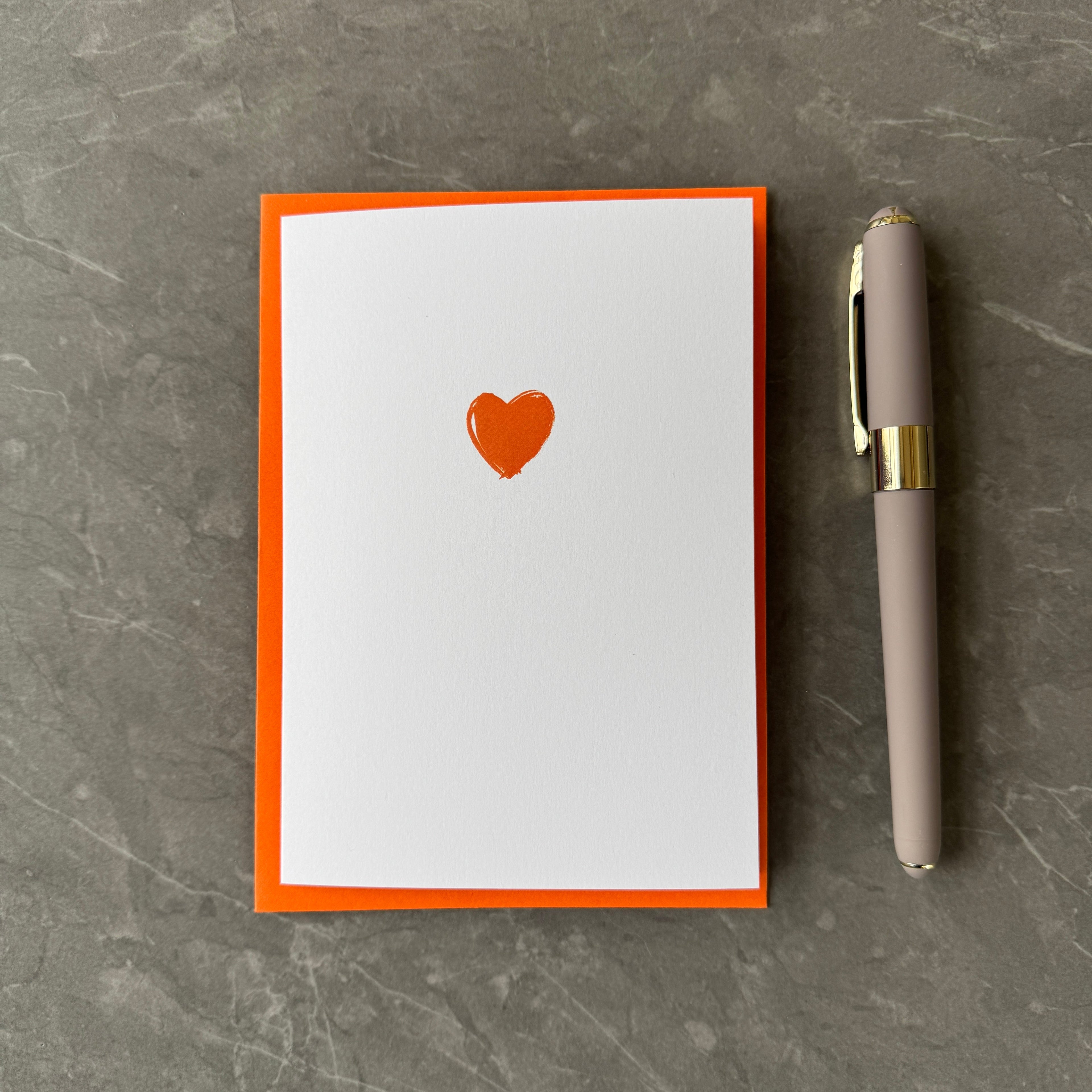 Multicolour Love Heart Cards