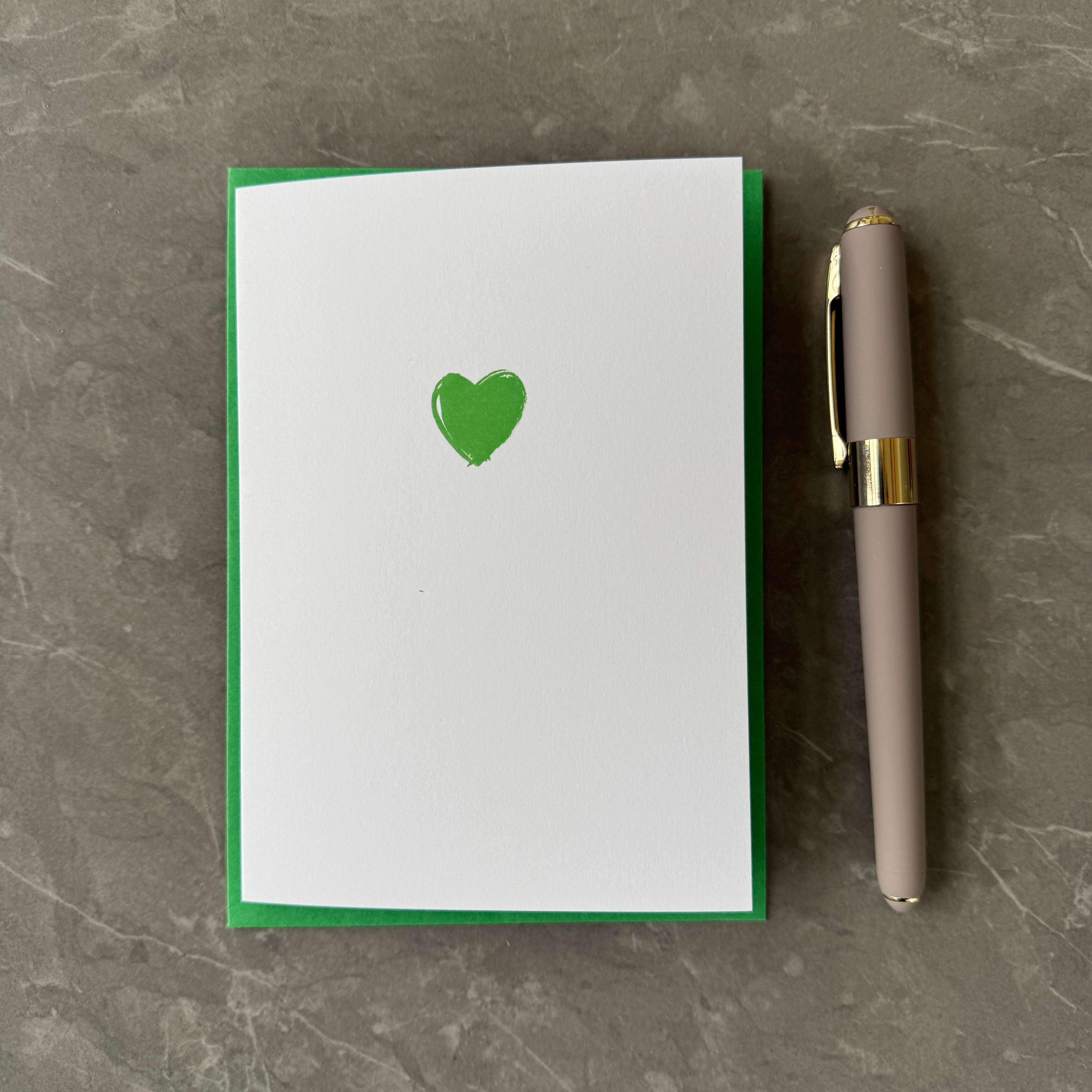 Multicolour Love Heart Cards