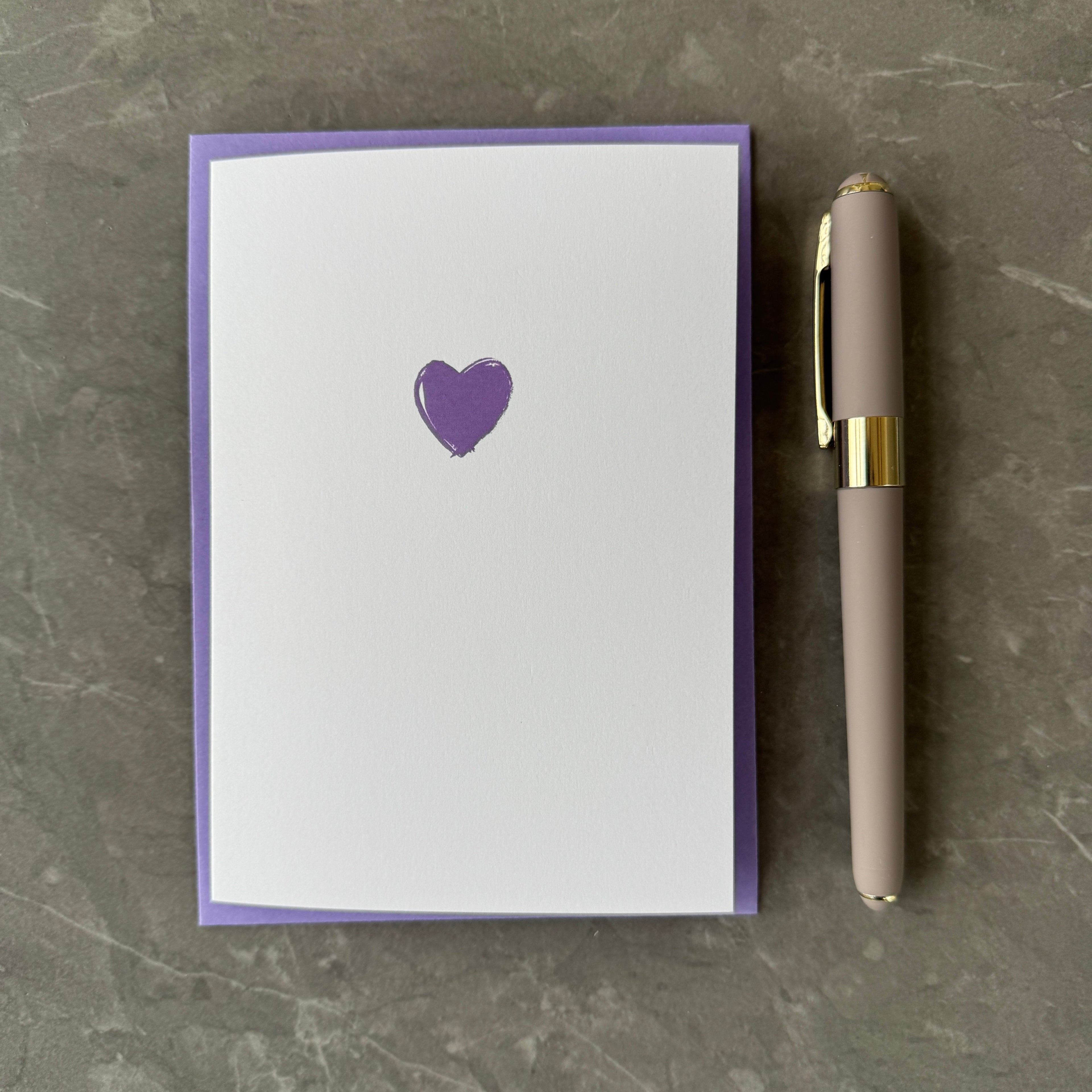 Multicolour Love Heart Cards