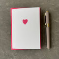Multicolour Love Heart Cards