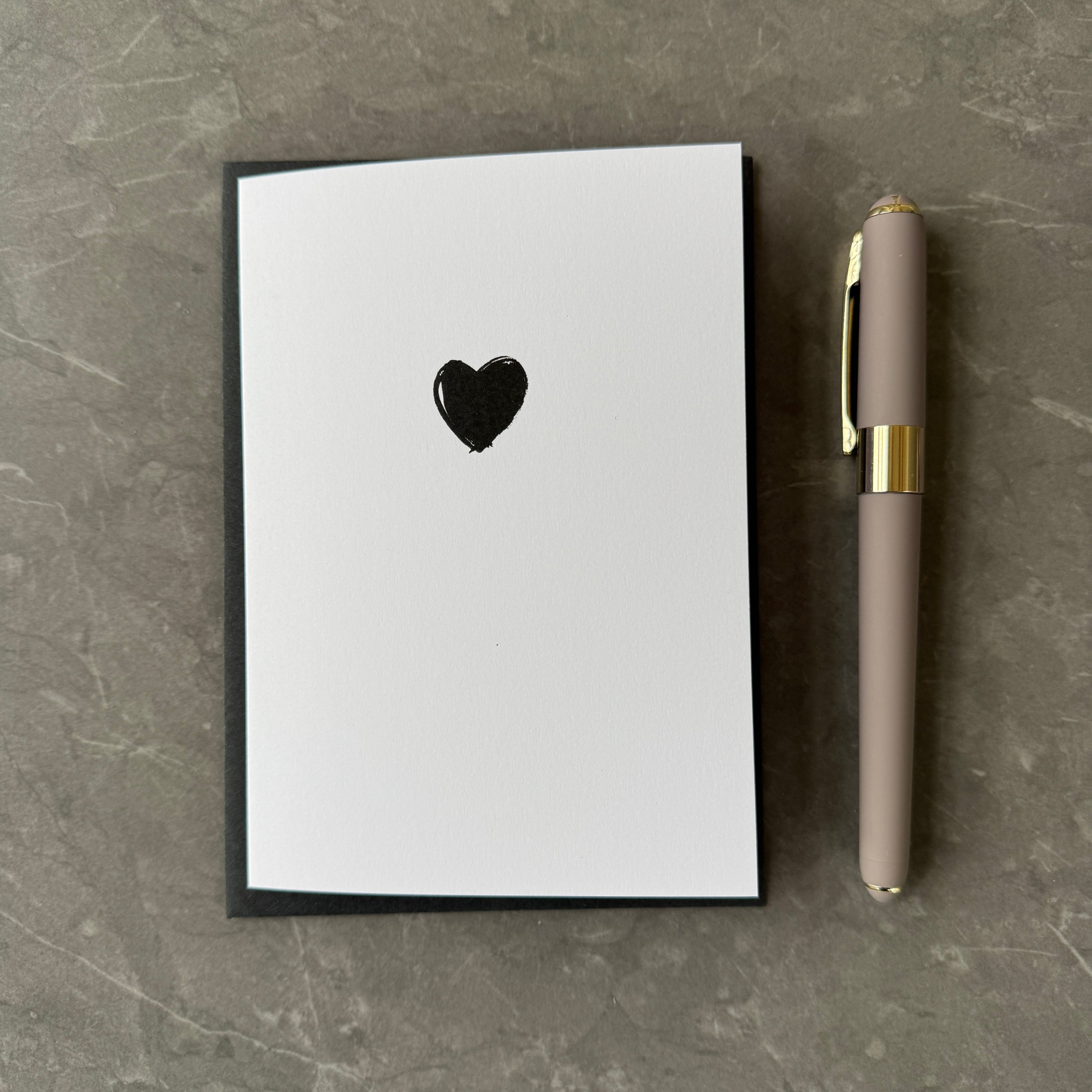 Multicolour Love Heart Cards