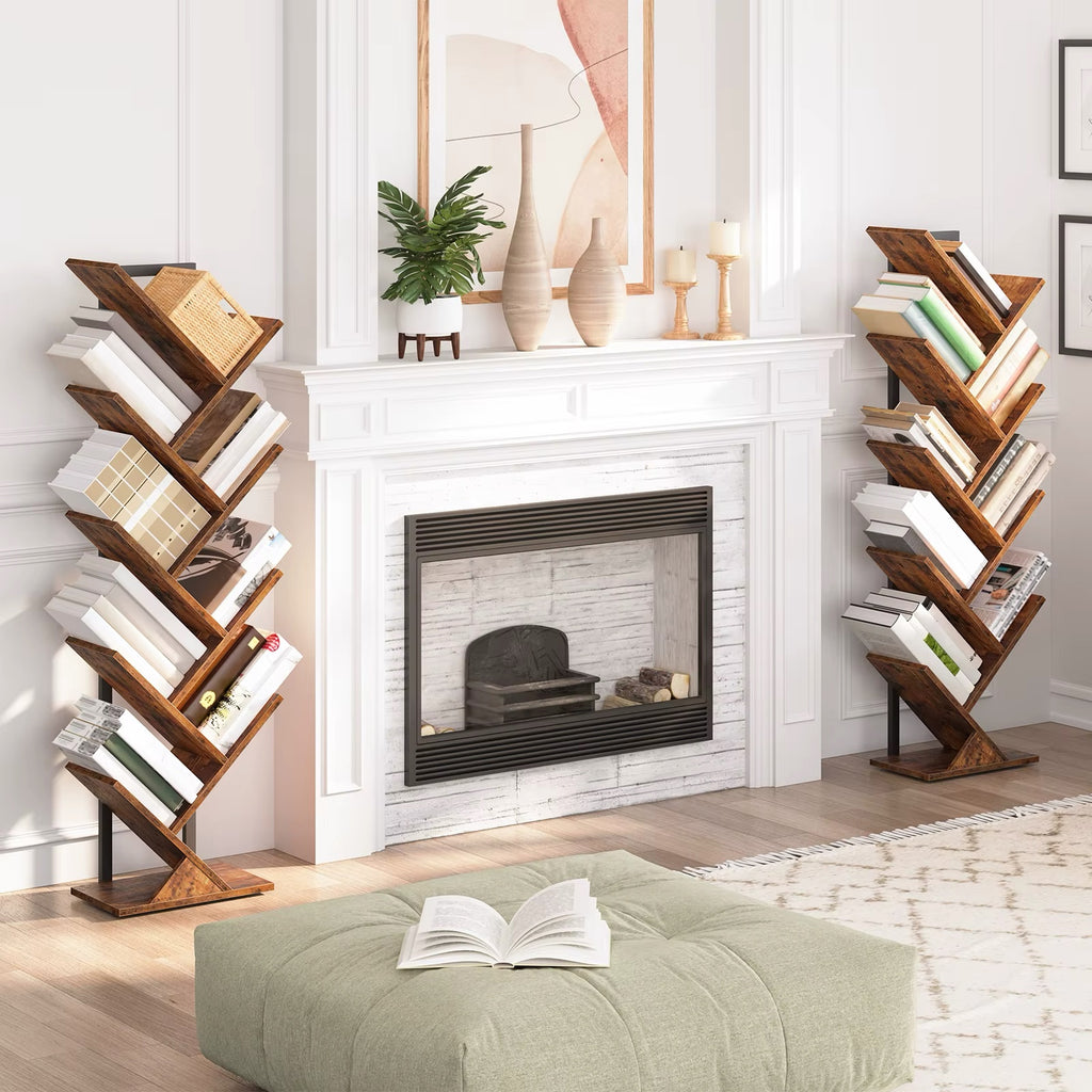 9-Tier Tree Bookshelf