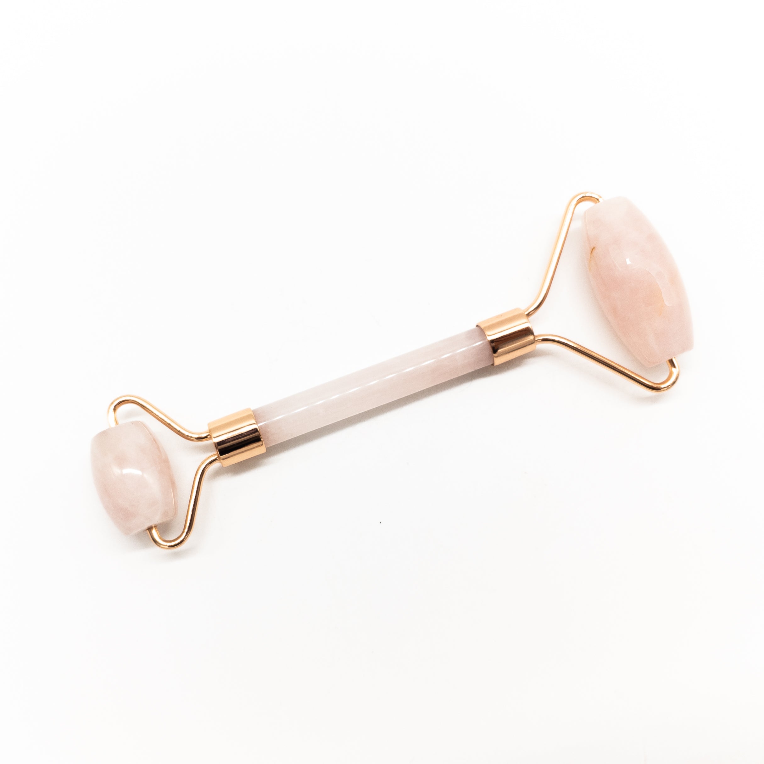 LuxeGlow Face Roller – Copper & Crystal Massager