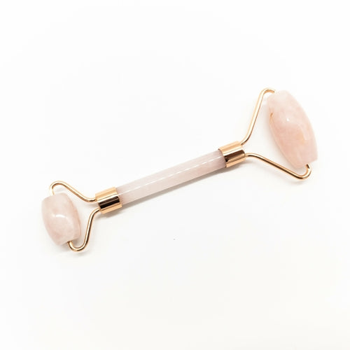 LuxeGlow Face Roller – Copper & Crystal Massager