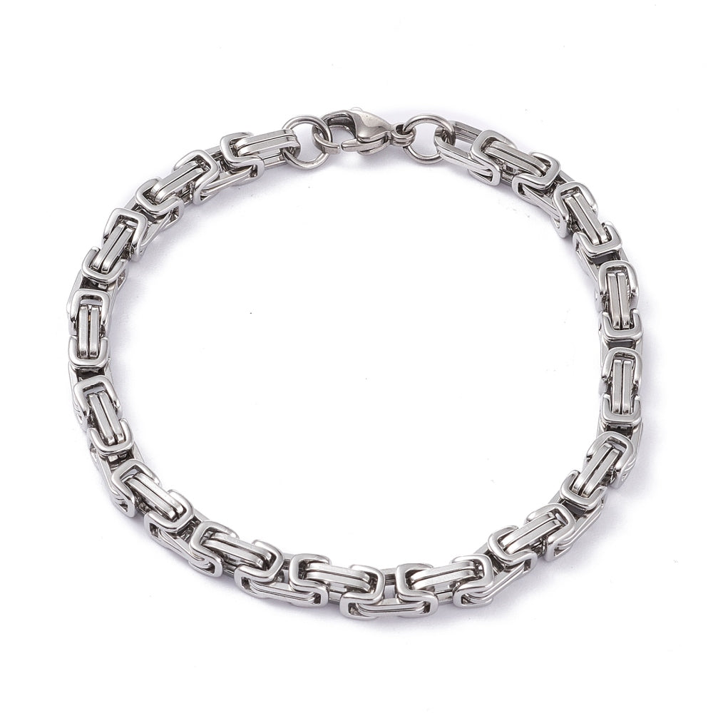 Bracelet Homme Argent Chaîne Aztèque