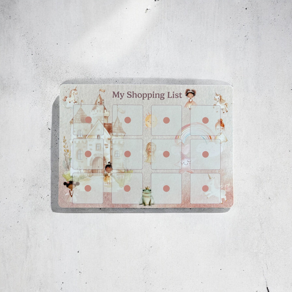 Interactive Children's Visual Shopping List | Learning Through Play
