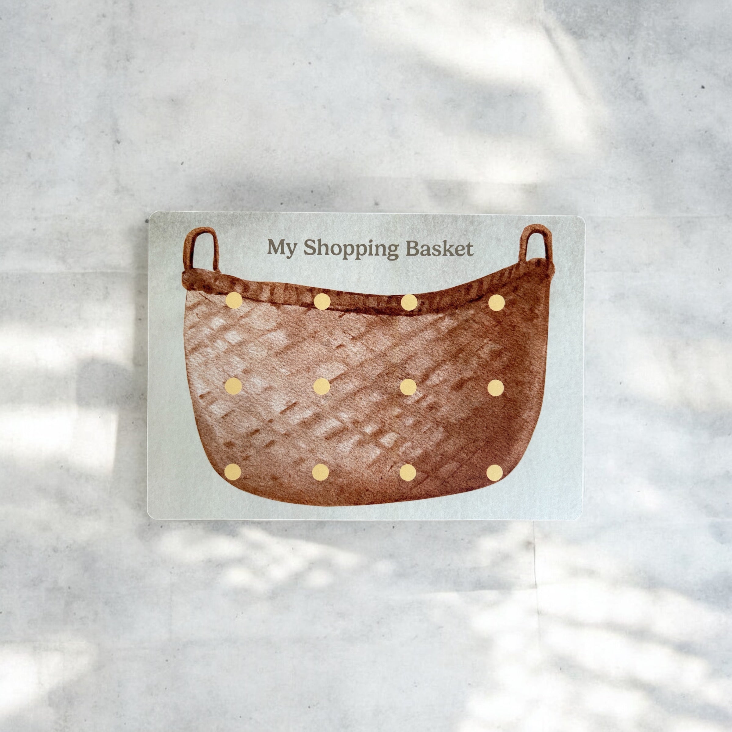 Interactive Children's Visual Shopping List | Learning Through Play