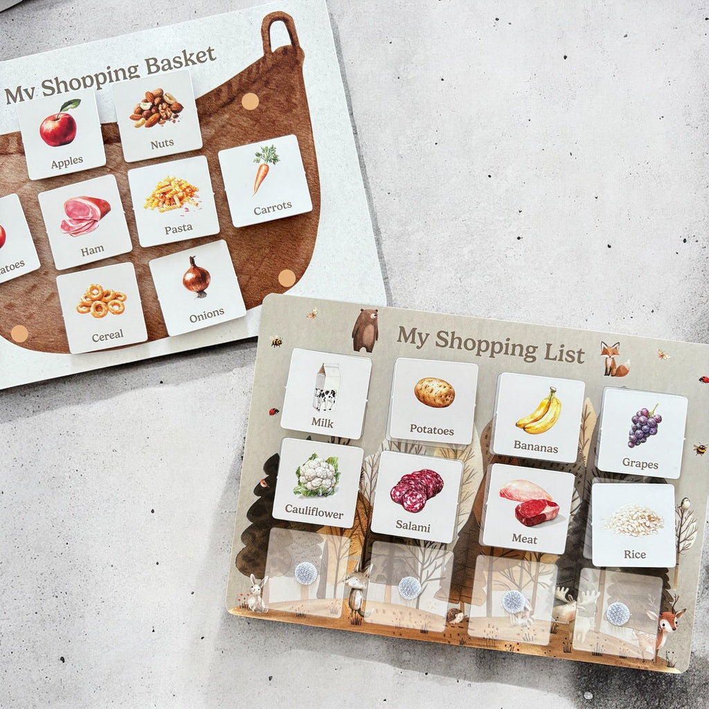 Interactive Children's Visual Shopping List | Learning Through Play