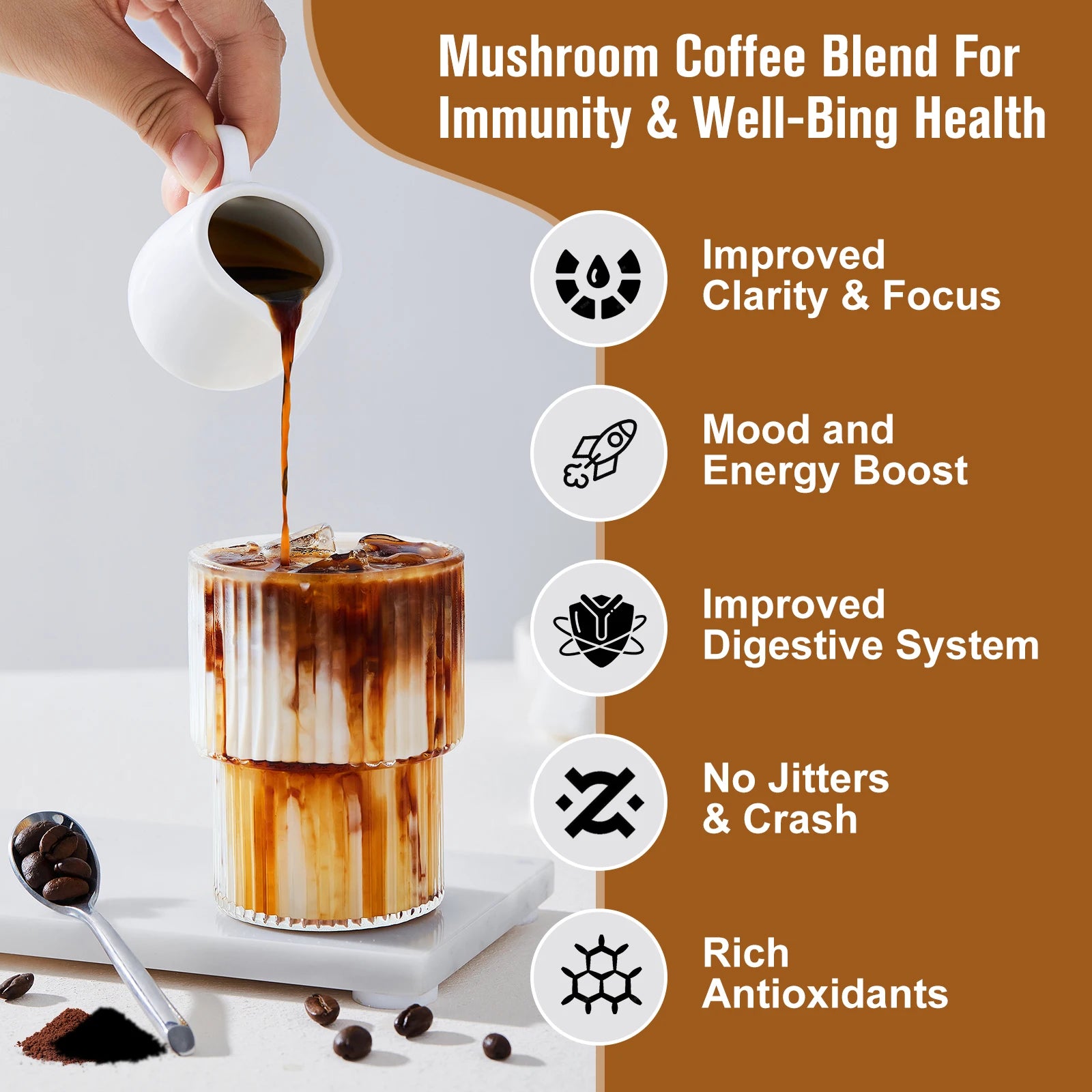 10-in-1 Mushroom Coffee Powder