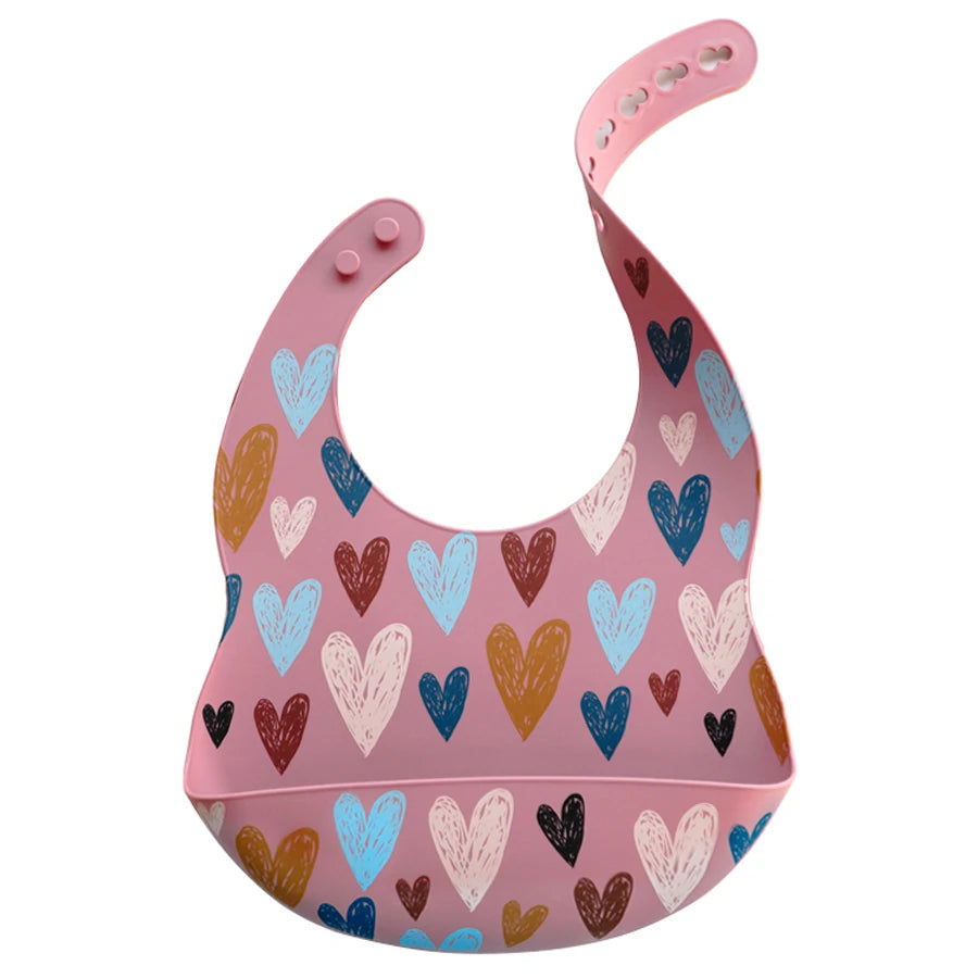 Cartoon Silicone Baby Bib