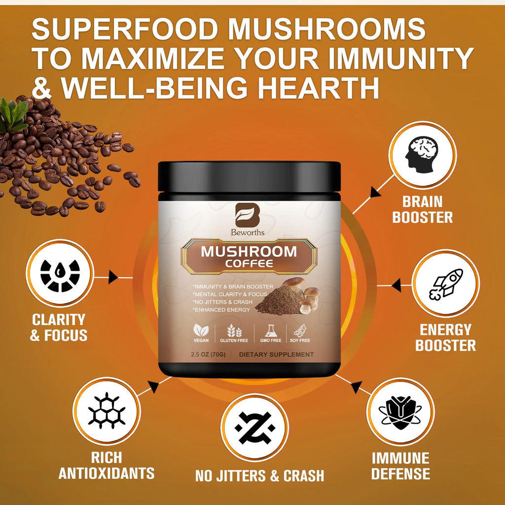 10-in-1 Mushroom Coffee Powder