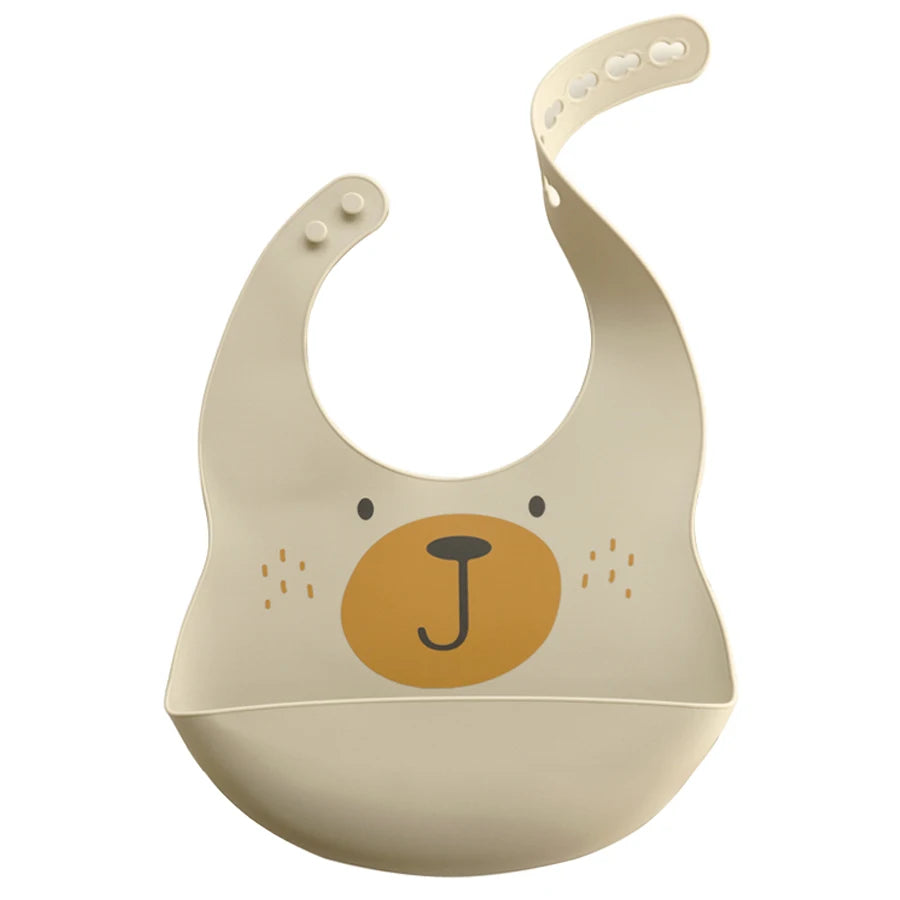 Cartoon Silicone Baby Bib
