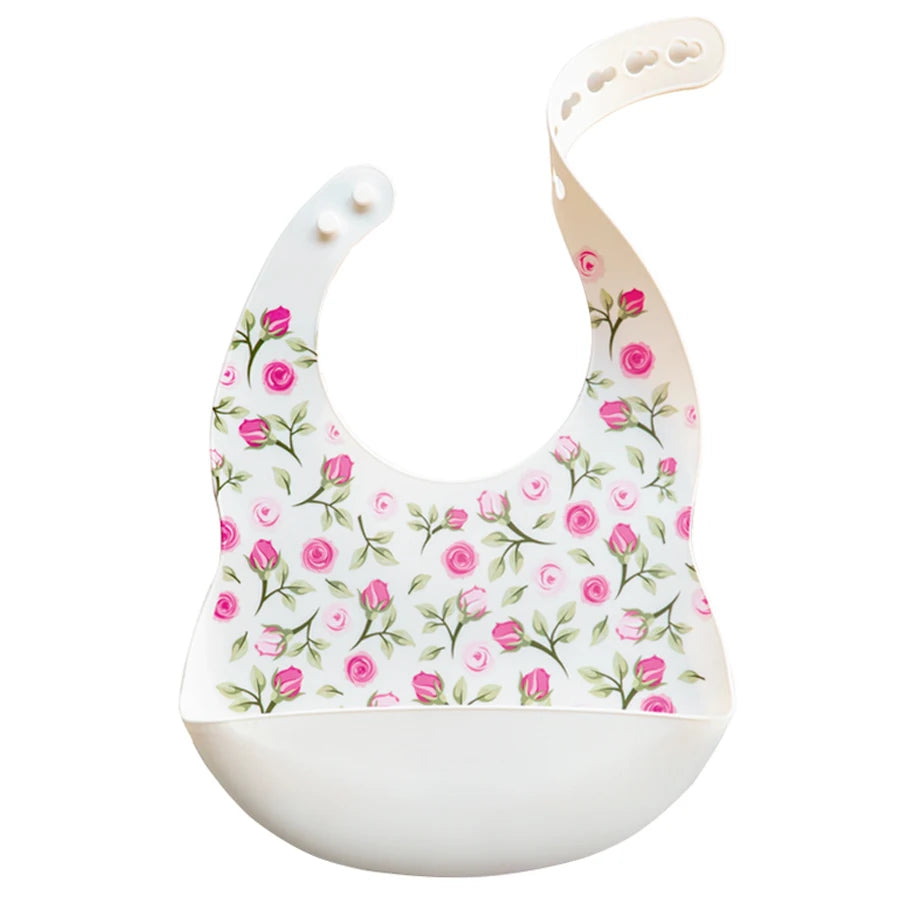 Cartoon Silicone Baby Bib