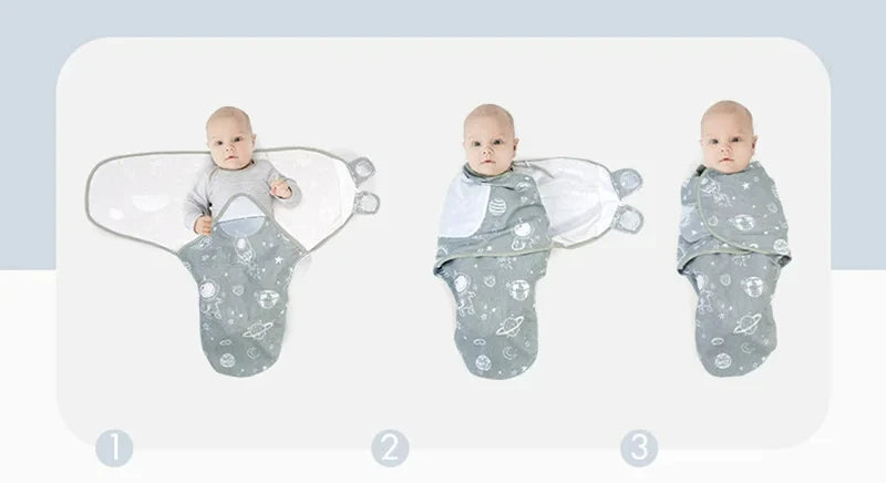 Baby Swaddle & Hat Set