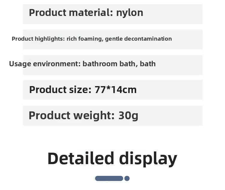 OIMG Éponge de bain africaine en filet