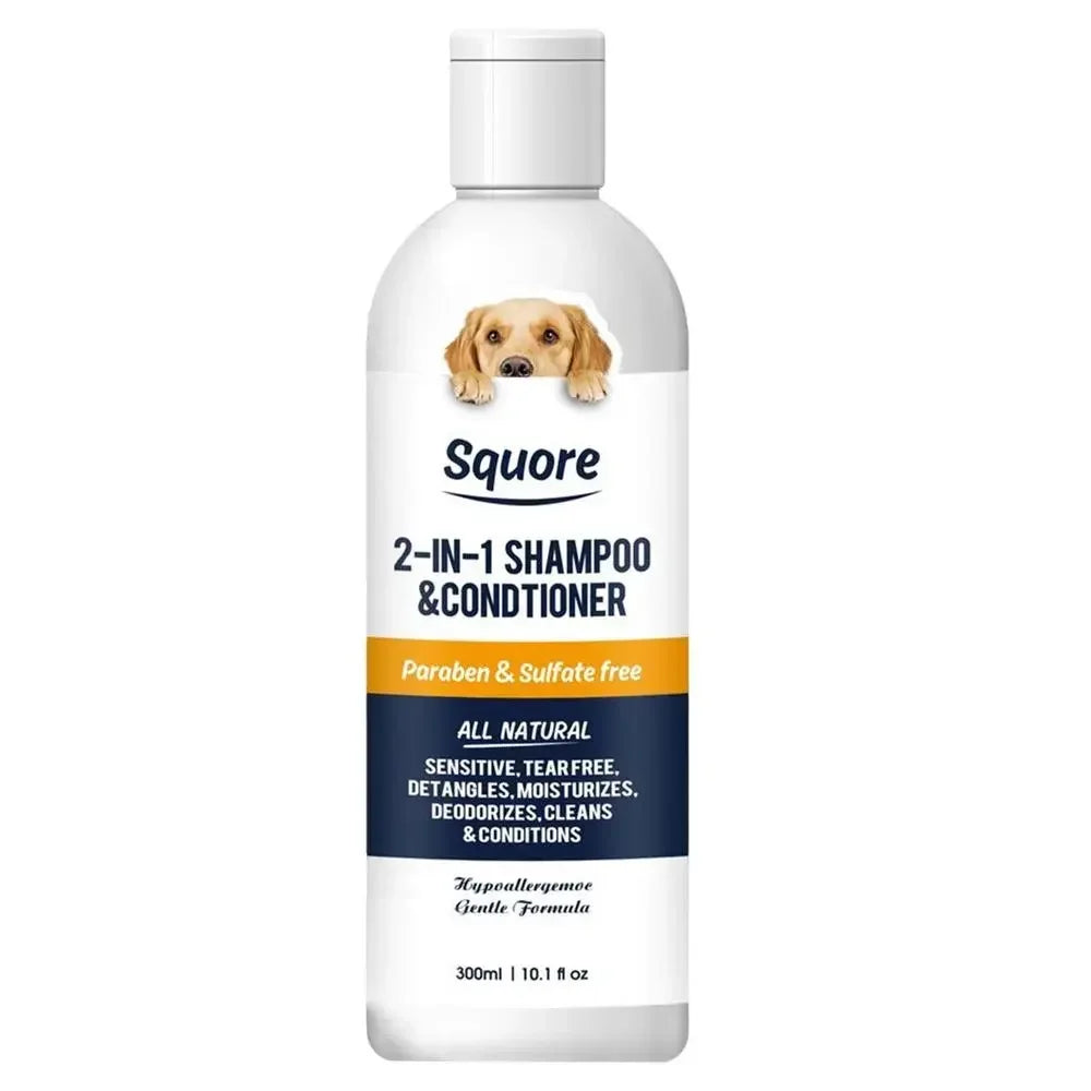 Squore 2 In 1 Natural Pet Shampoo & Conditioner