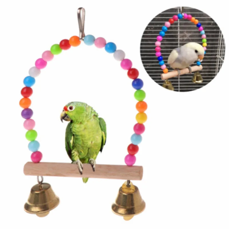 Ensemble de 8 jouets en bois pour oiseaux NaturePlay