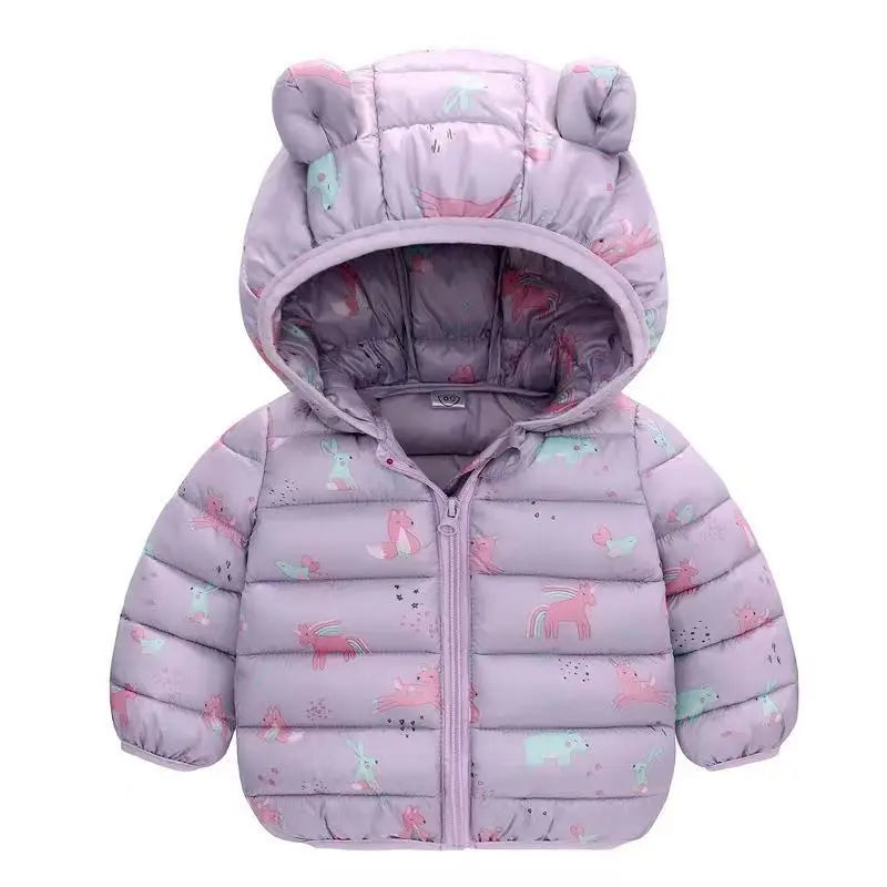 Baby Hooded Cartoon Jacket