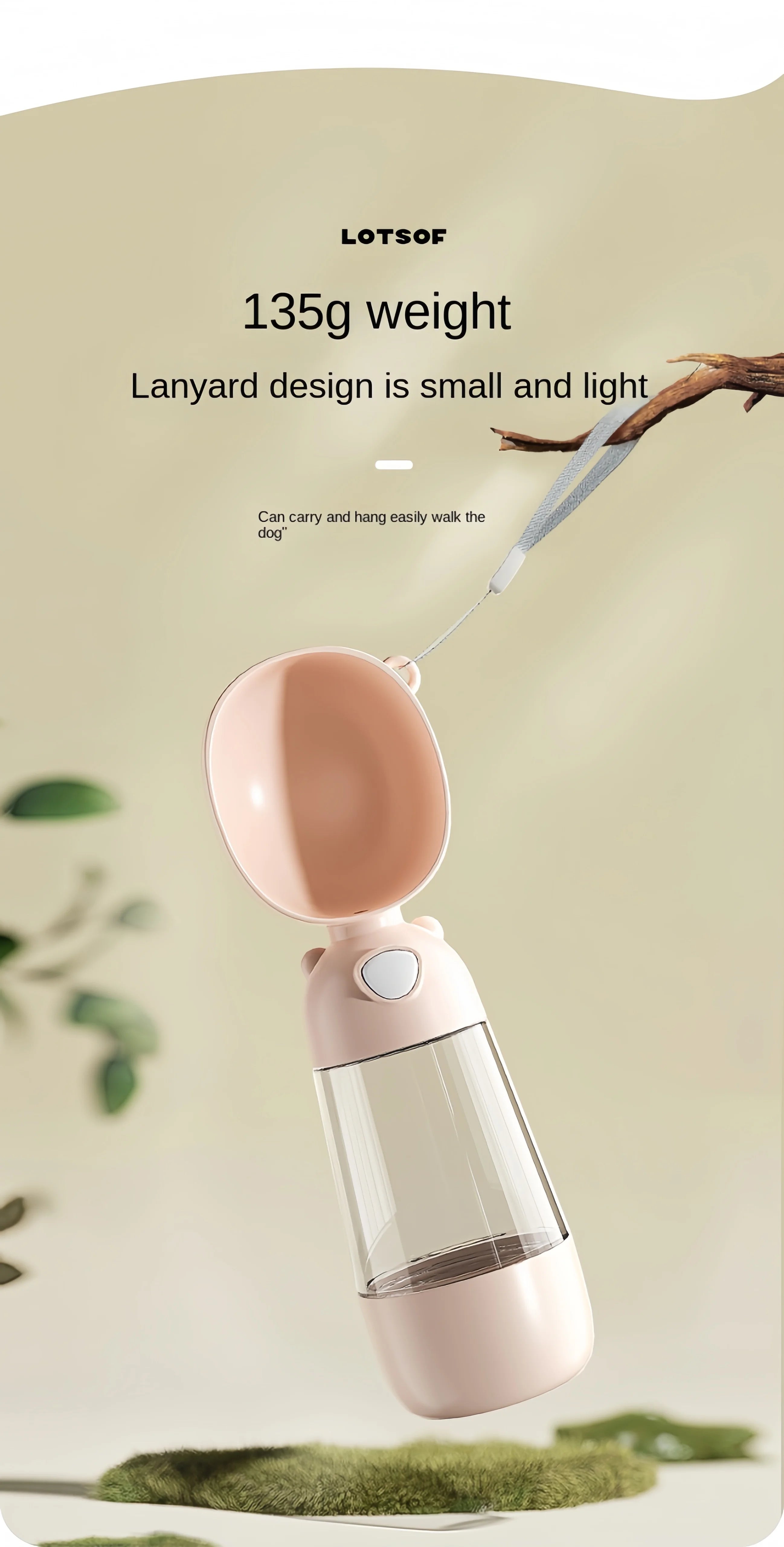 PawsHydrate Dog Water Bottle