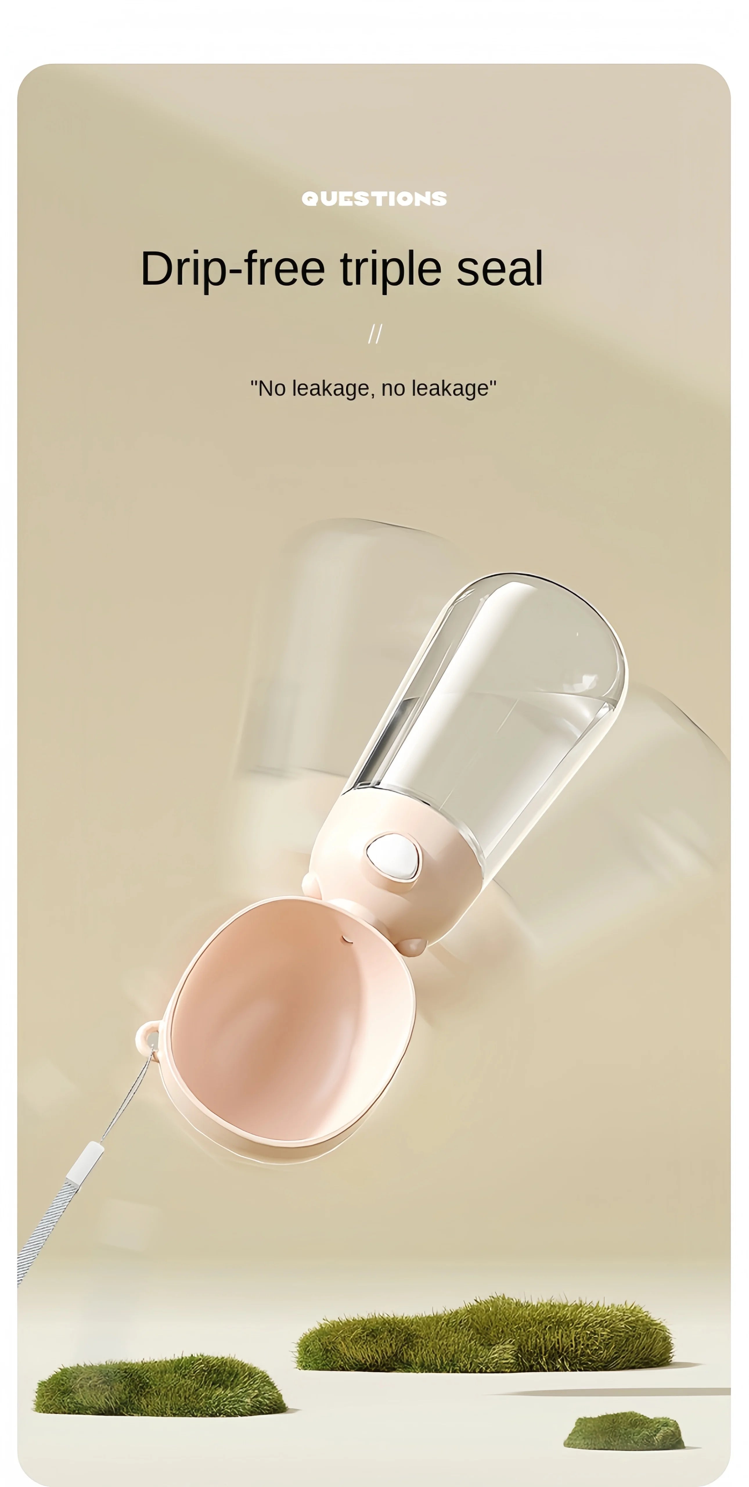 PawsHydrate Dog Water Bottle