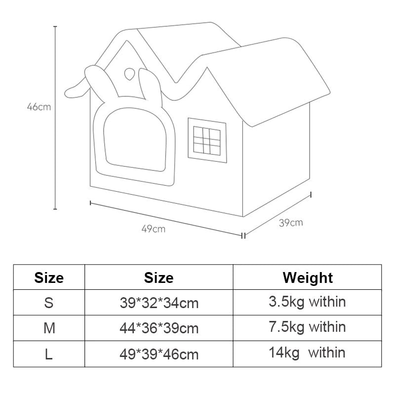 CozyNest Plush Pet House