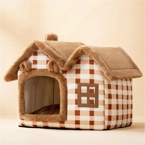 CozyNest Plush Pet House