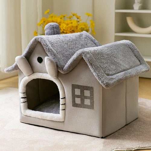 CozyNest Plush Pet House