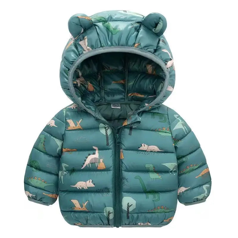 Baby Hooded Cartoon Jacket