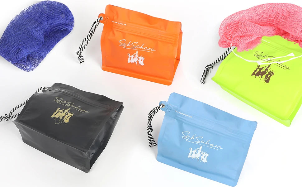 Éponge de bain africaine Sub-Saharienne (lot de 2)