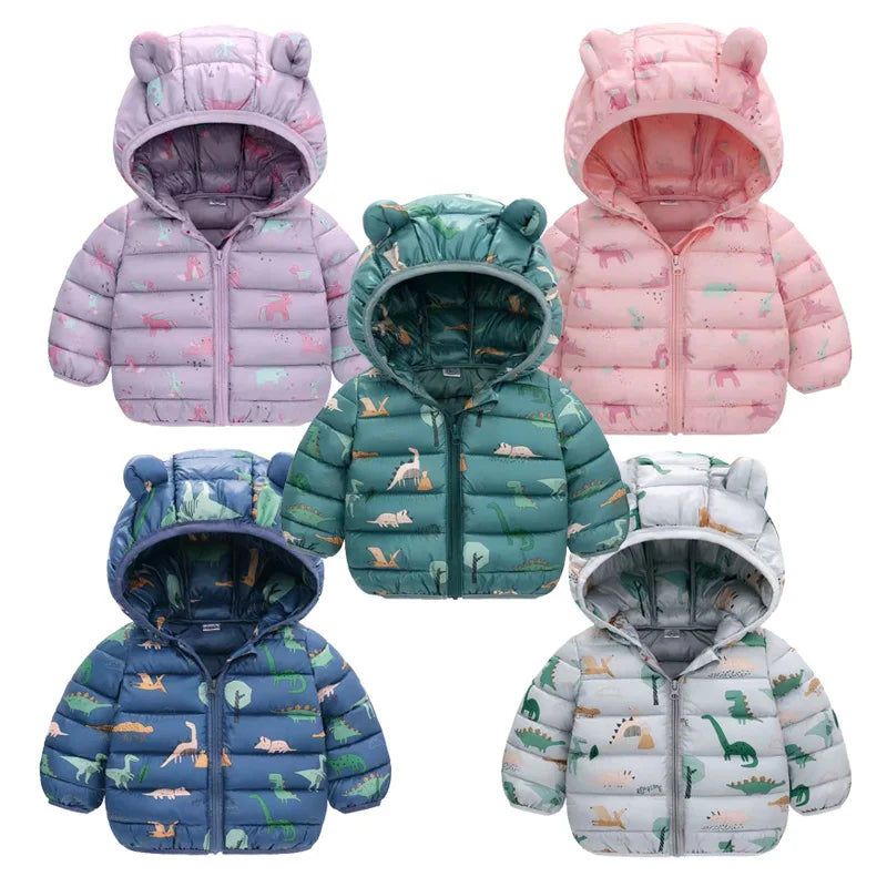 Baby Hooded Cartoon Jacket
