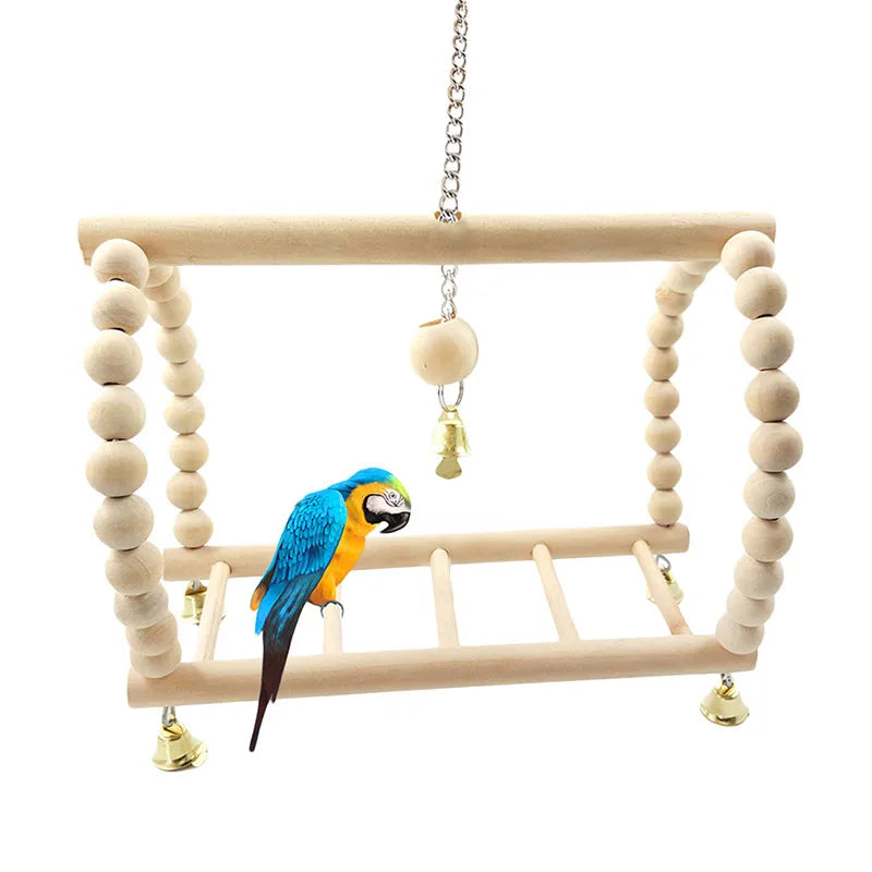 Ensemble de 8 jouets en bois pour oiseaux NaturePlay