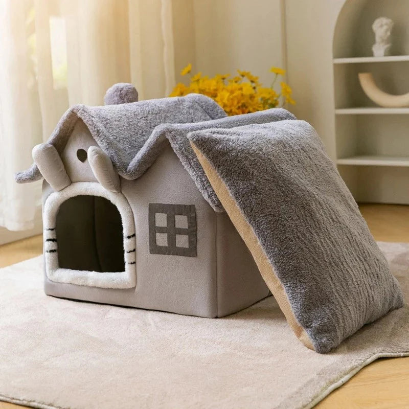 CozyNest Plush Pet House