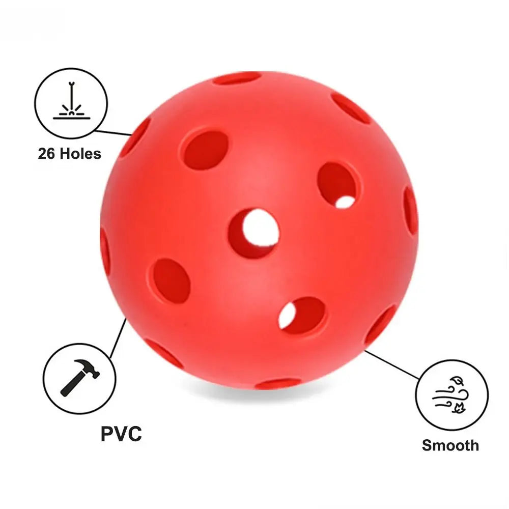 26 Holes PVC Pickleball Balls